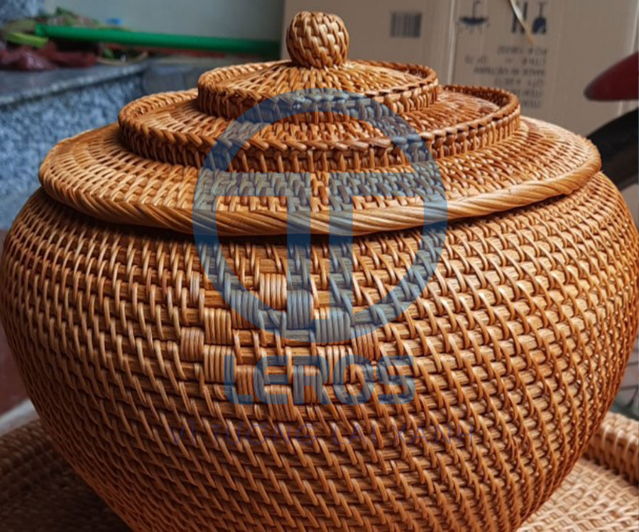 Giỏ mây đựng ấm 