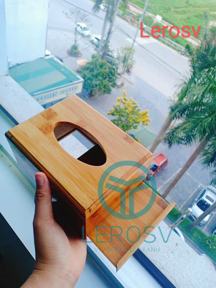 Hộp giấy chữ nhật 16,5x12,5x8,5cm - 400g