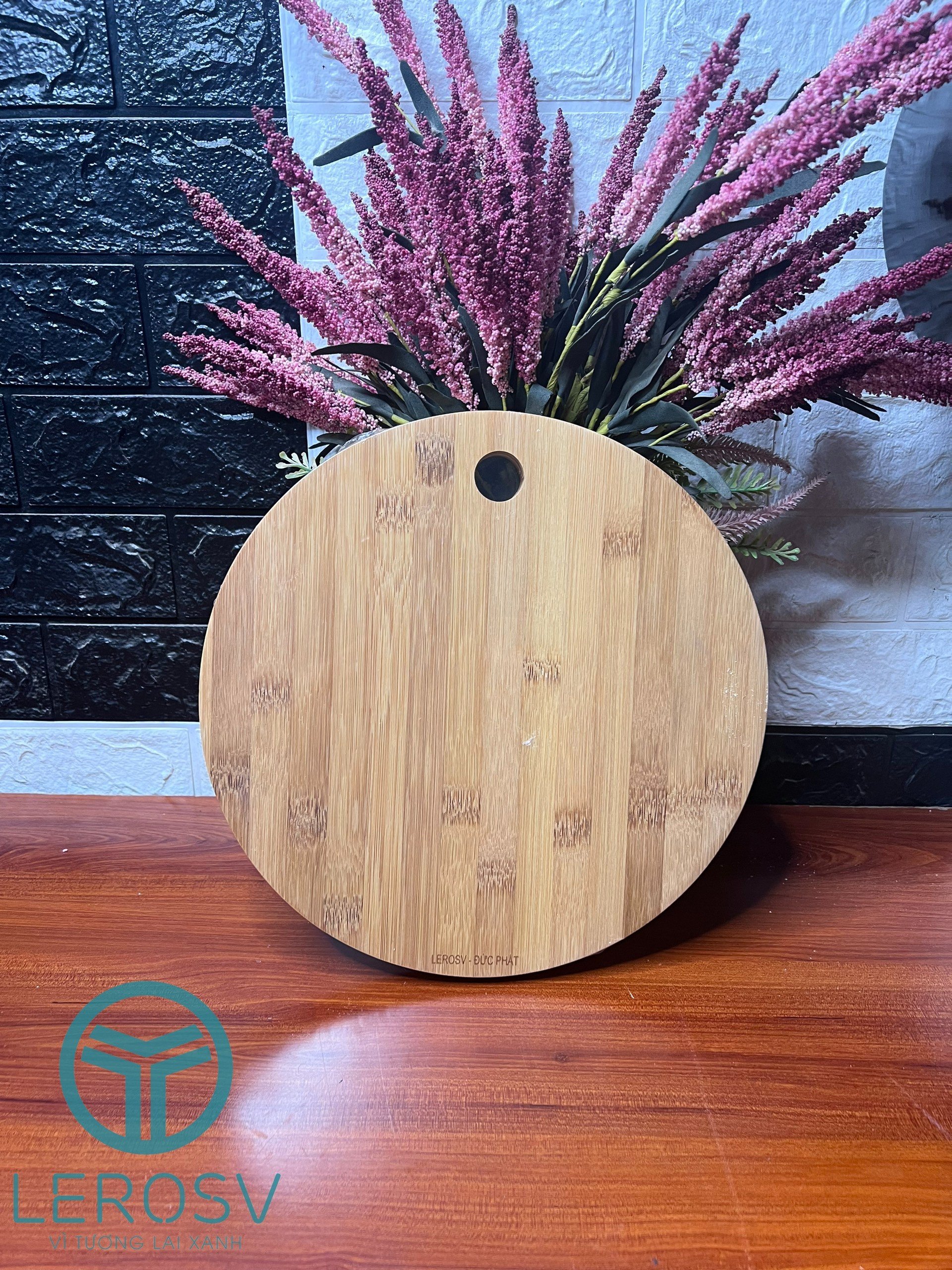 Thớt tròn kích thước 25x2cm